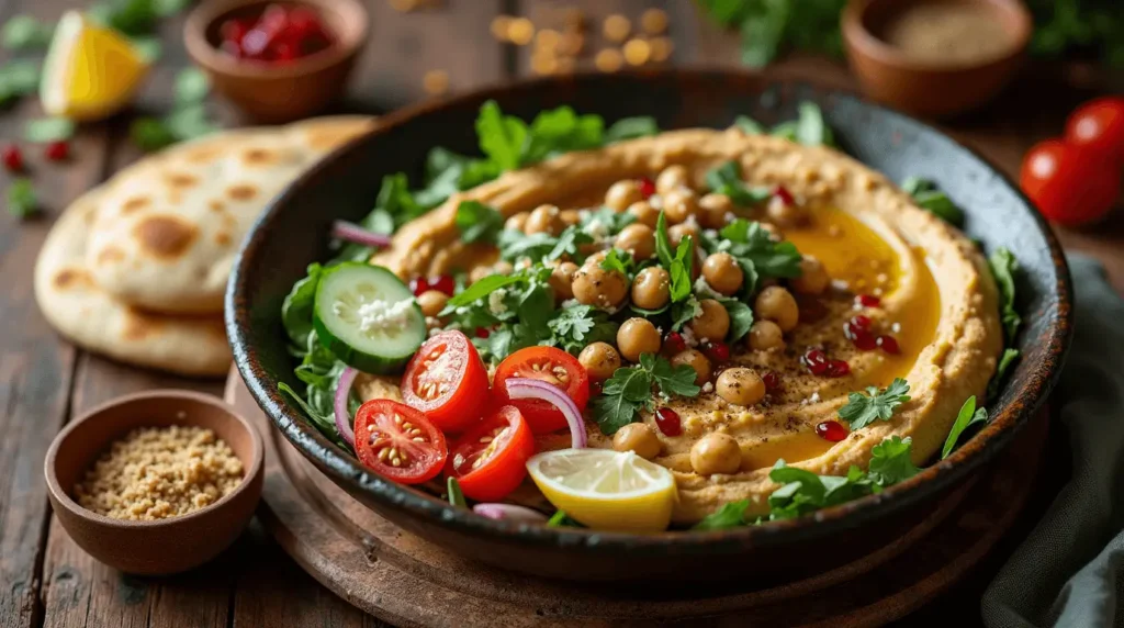 Moroccan Hummus Bowl Recipe [Healthy + High Protein]