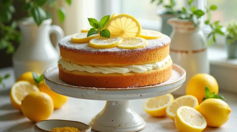 Italian Lemon Cream Cake