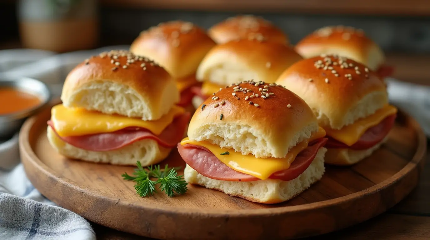 Ham and Cheese Hawaiian Roll Sliders