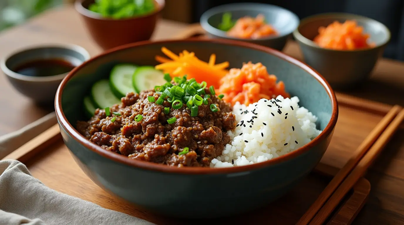 Korean Ground Beef Bowl
