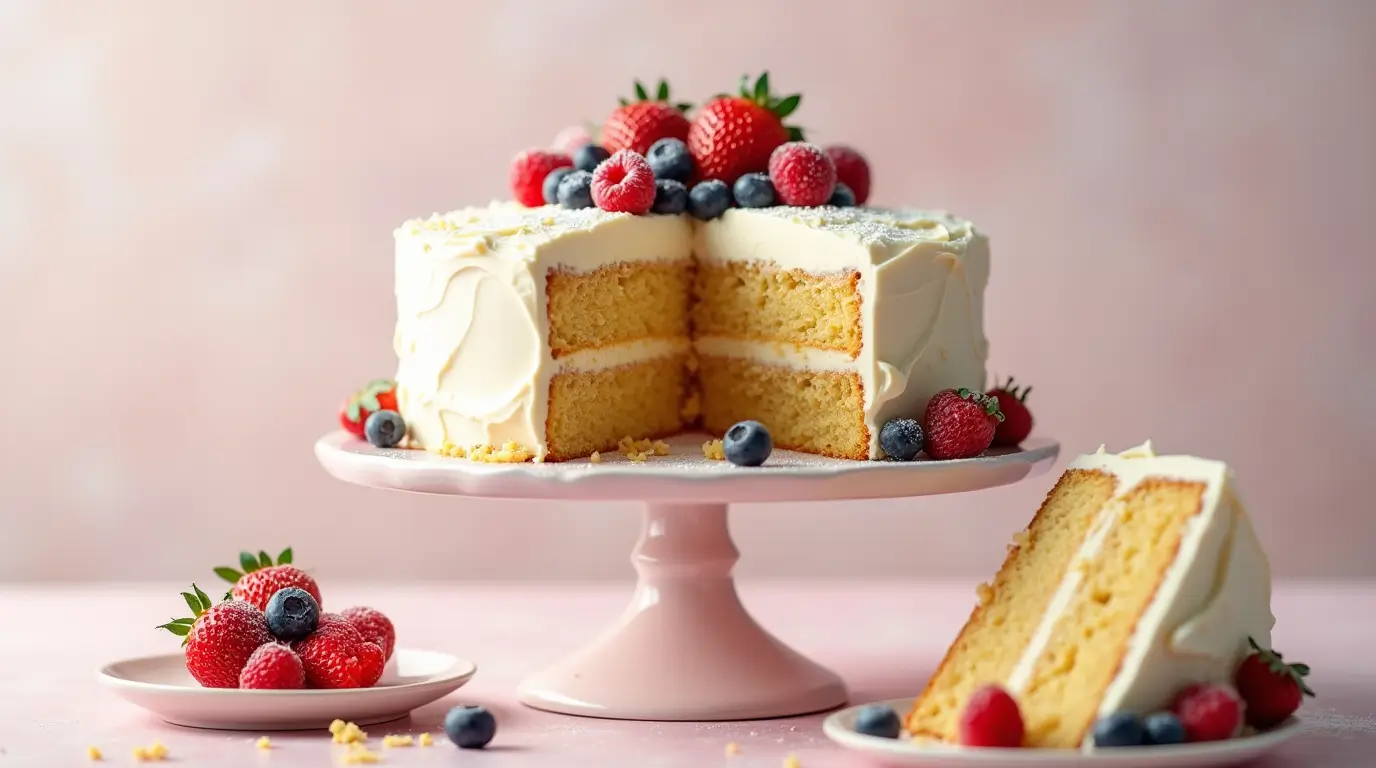 The Best Classic Vanilla Cake
