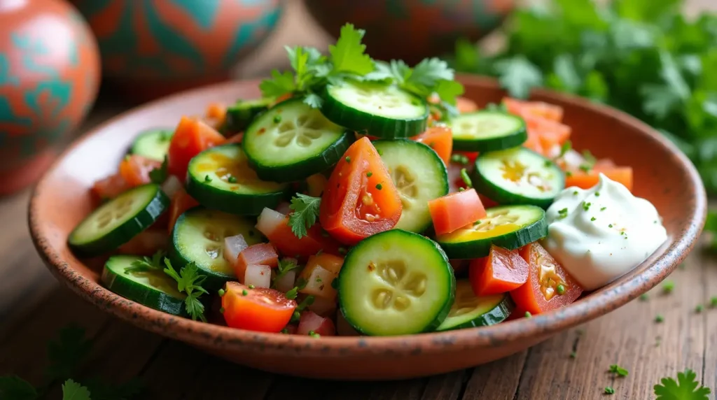 15 Minute Authentic Moroccan Cucumber Salad | Salima's Kitchen
